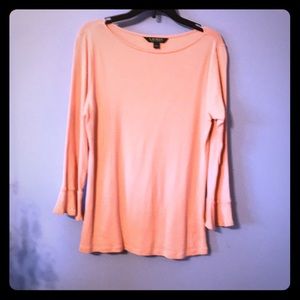 Cotton bell sleeve top